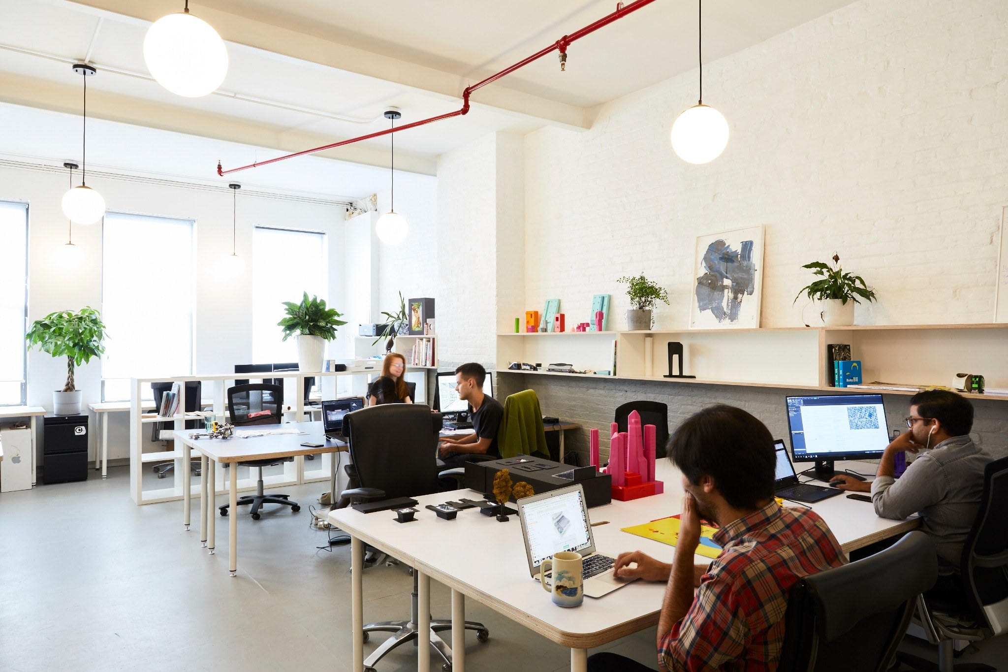 Common Practice Workshop at 123 Bowery: a bright shared workspace